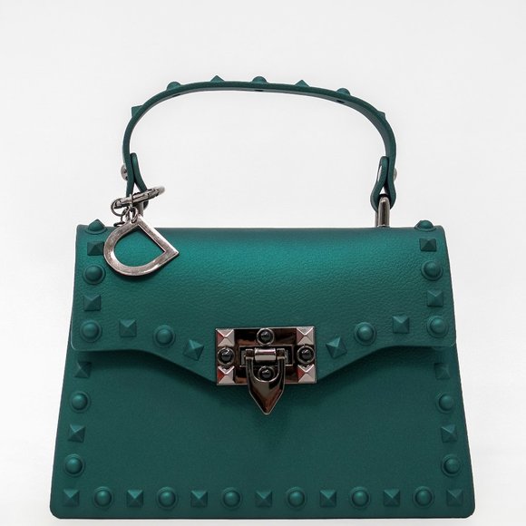Studded Bags for Women (Green) - Picture 1 of 8
